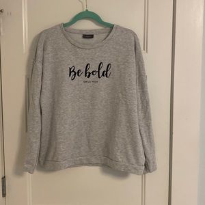 “Be Bold, Smile Wide” crew neck